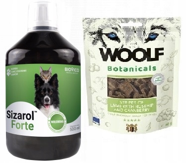 SIZAROL COMPLEX FORTE 500ml NA STAWY PSÓW + WOOLF