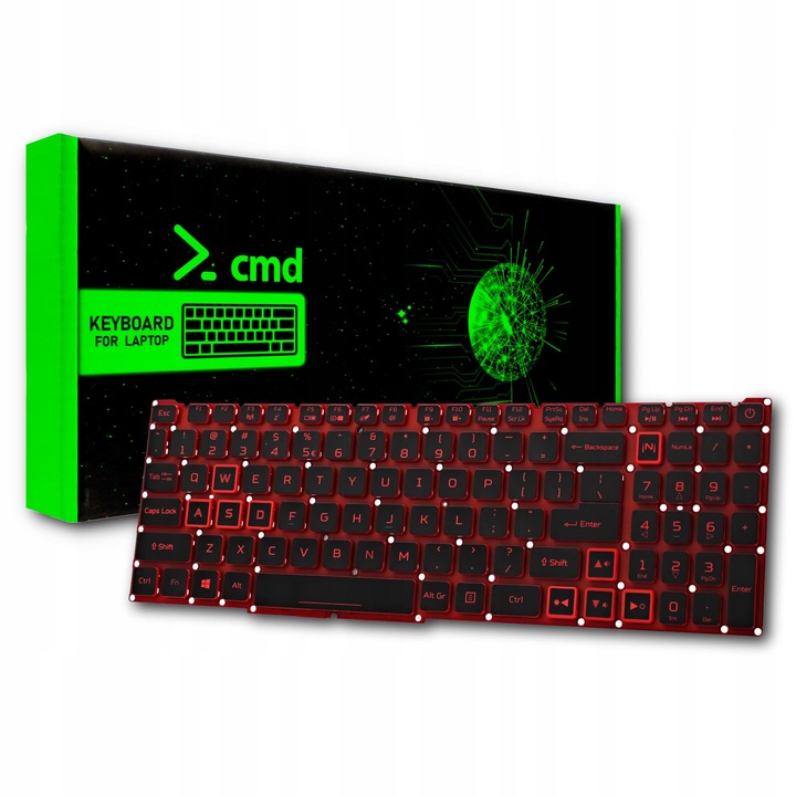KLAWIATURA DO ACER ASPIRE NITRO AN515-54 / LED