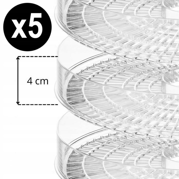 SUSZARKA SPOŻYWCZA DO GRZYBÓW OWOCÓW WARZYW REGULACJA 5 POZIOMÓW 500W