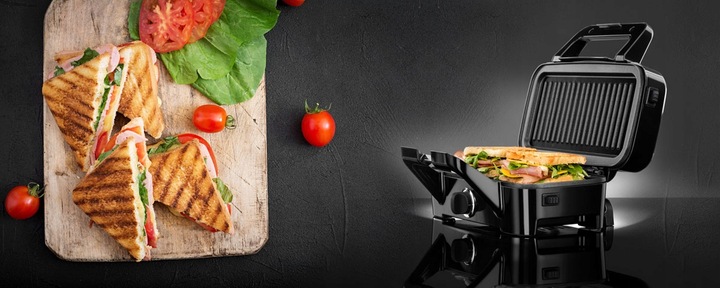 OPIEKACZ 3W1 SAM COOK PSC-120/B CZARNY 1200W MOCNY