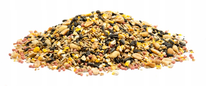 DROBNA KARMA DLA DZIKICH PTAKÓW POKARM ZIARNO SŁONECZNIK ORZECH DO KARMNIK