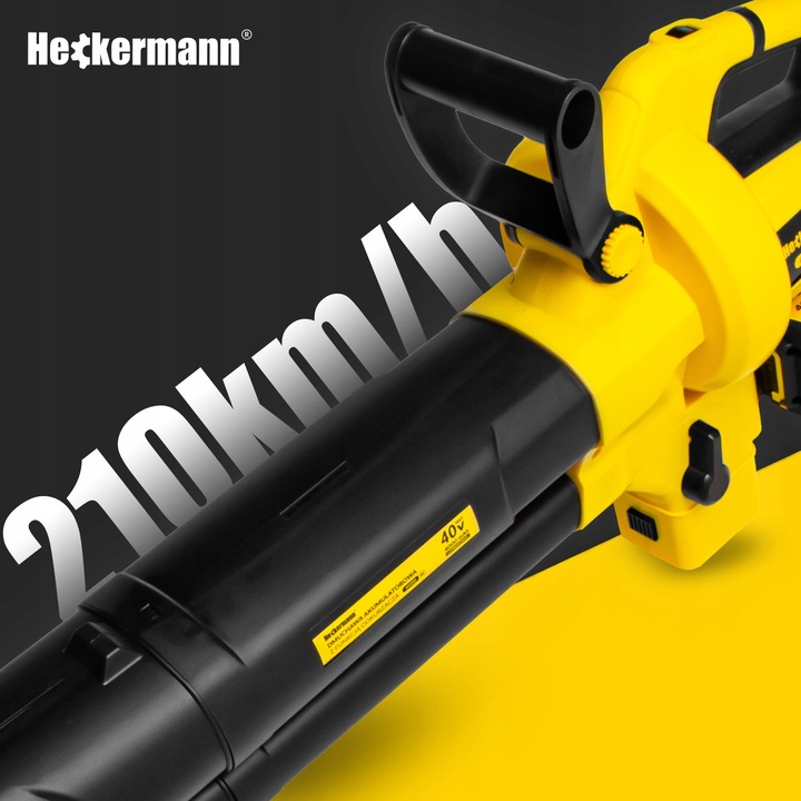 DMUCHAWA DO LIŚCI ODKURZACZ Z ROZDRABNIACZEM ELEKTRYCZNA AKUMULATOROWA