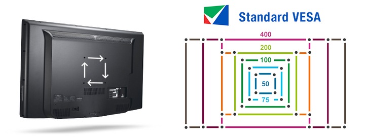 UCHWYT DO TELEWIZORA WIESZAK ŚCIENNY 32 49 50 55" 65" 70" TV do 45kg VESA