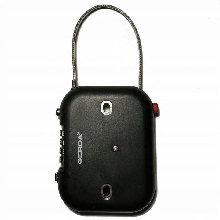 Zapięcie rowerowe zwijane GERDA MINI COMBO FLEX 900 Czarny Uniwersalny