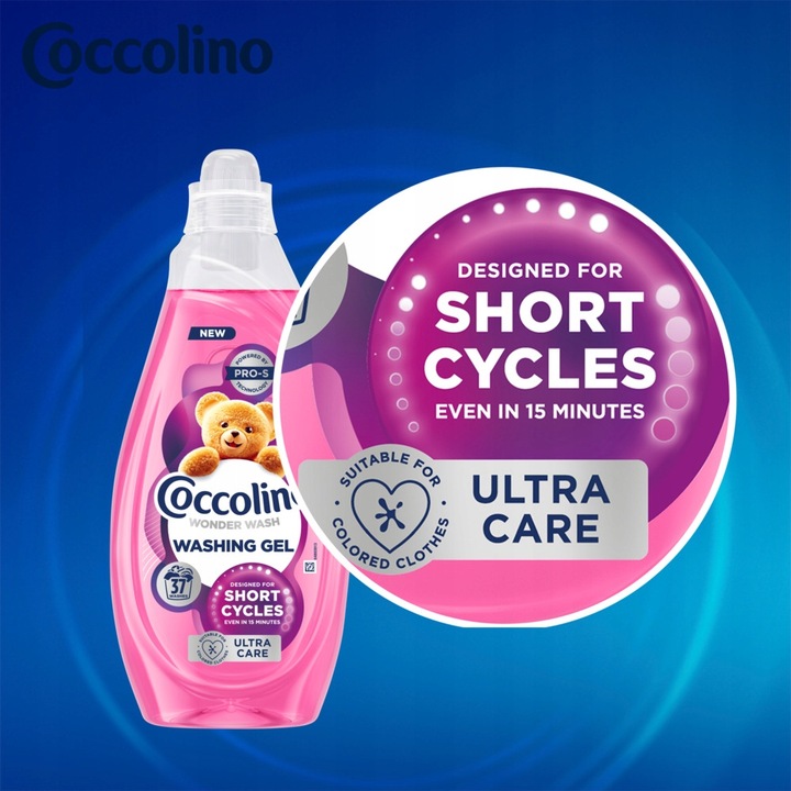 Coccolino Wonder Wash Ultra Care Żel do prania kolorów 37 prań 1480ml