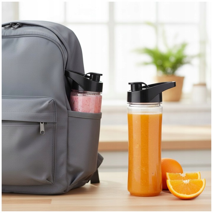 BLENDER KIELICHOWY 1500W MIKSER DO SMOOTHIE KOKTAJLI LODU 2 BIDONY +