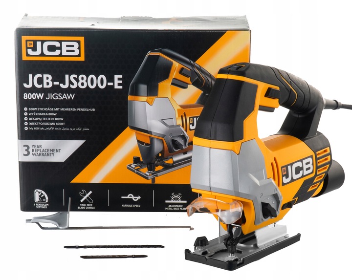 WYRZYNARKA PRZECINARKA PIŁA DO DREWNA METALU ELEKTRYCZNA MOCNA 800W JCB