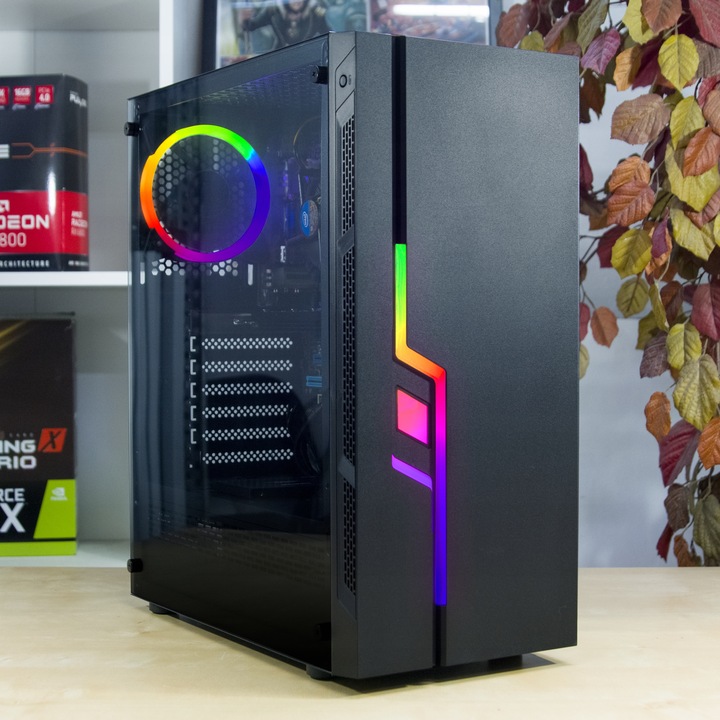 KOMPUTER GAMINGOWY CORE i7 3,8 GHz GeForce 16GB RAM 512GB SSD Wi-Fi Windows