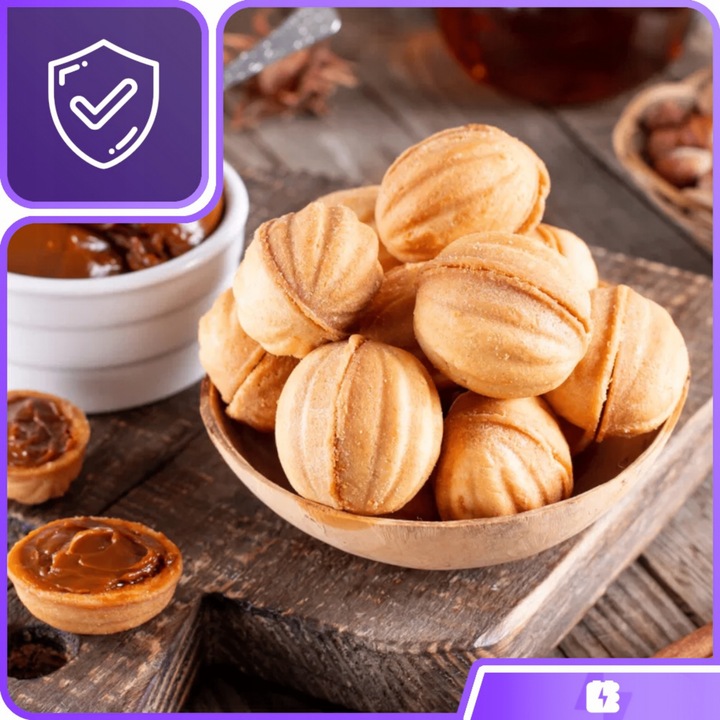 OPIEKACZ DO ORZESZKÓW CIASTEK NA ŚWIĘTA FORMA 16SZT PATELNIA