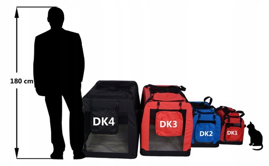 Transporter dla psa kota torba transportowa DK1-01 czerwony