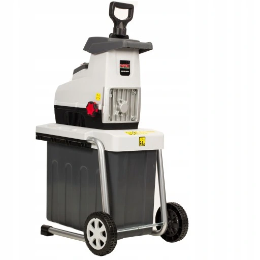 ROZDRABNIACZ do gałęzi FREZOWY NAC 2800W Rębak do 44mm + POJEMNIK 60l