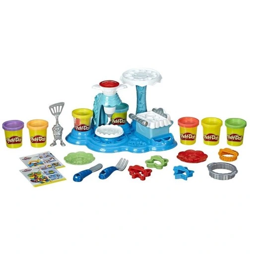 PLAY-DOH CIASTOLINA ZESTAW FABRYKA CIASTEK +7 TUB