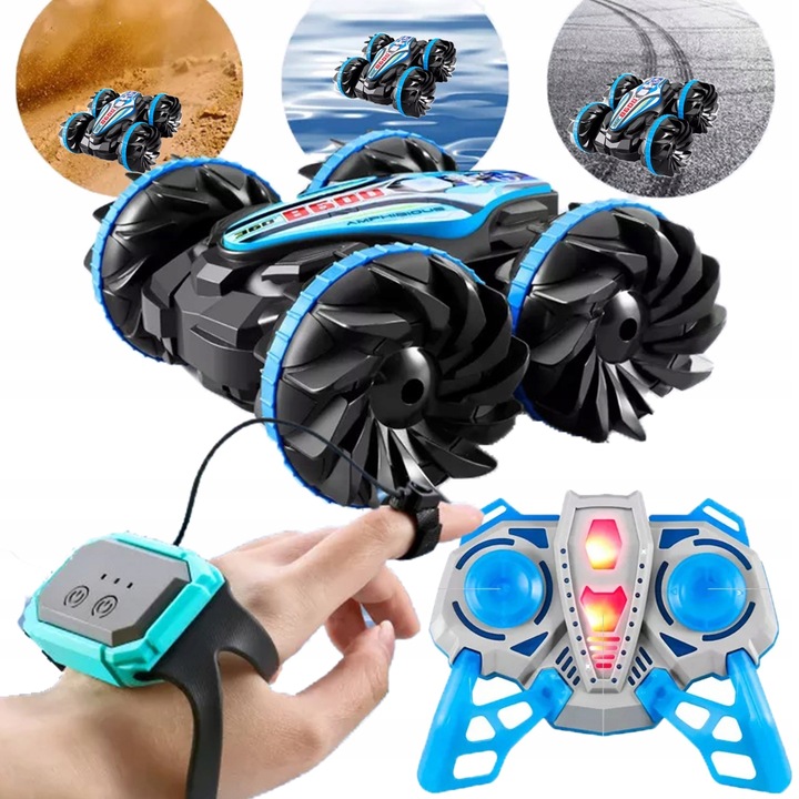 SAMOCHÓD STEROWANY GESTAMI + 2 x PILOT PŁYWAJĄCY samochód zdalnie sterowany