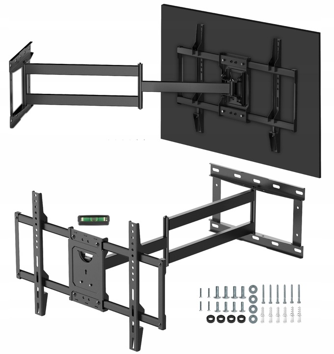 85cm Długi Uchwyt do Telewizora 32 40 43 48 49 50 55 58 cali Wieszak TV