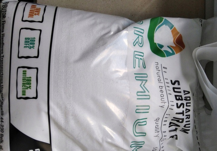 Biały, śnieżnobiały piasek do akwarium PREMIUM