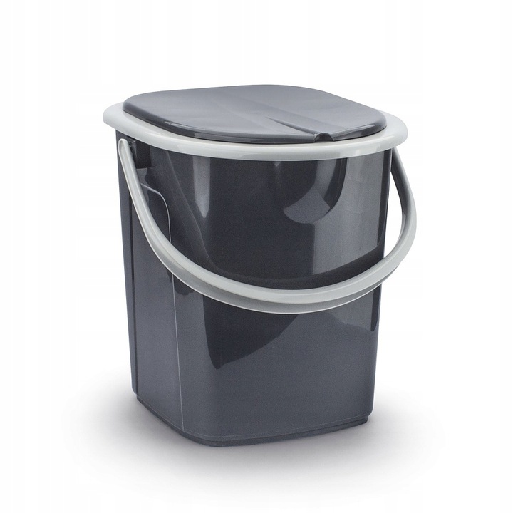 TOALETA PRZENOŚNA TURYSTYCZNA WC 22L WIADRO KIBEL Z DESKĄ i UCHWYTEM BRANQ