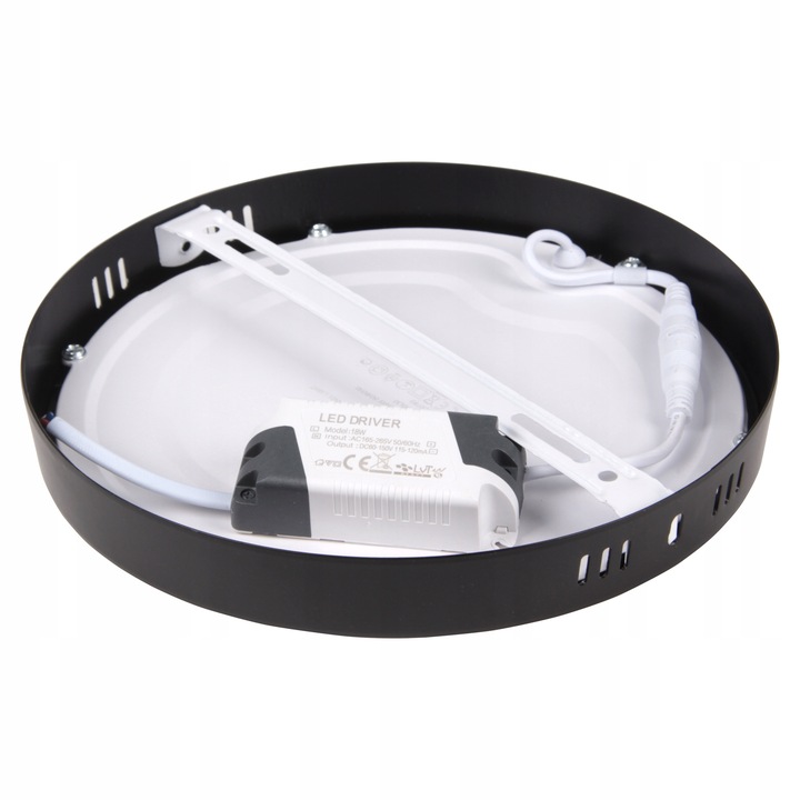 PANEL LED NATYNKOWY plafon sufitowy 18W OKRĄGŁY