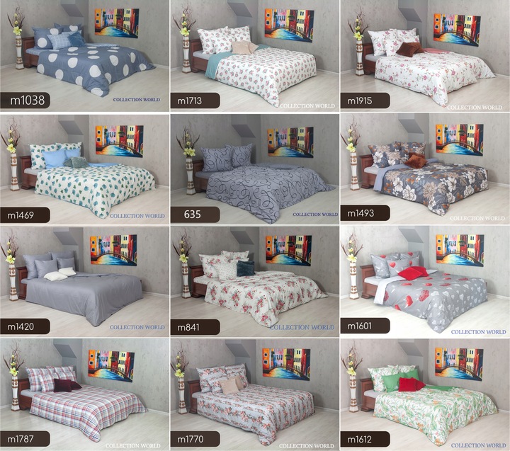 Pościel ELWAY 160x200 Bawełna Satynowa NOWE WZORY