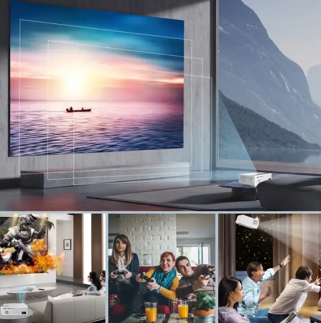 Projektor Rzutnik LED Android WiFi 5G SMART TV FULL HD 4K 13500lm Bluetooth