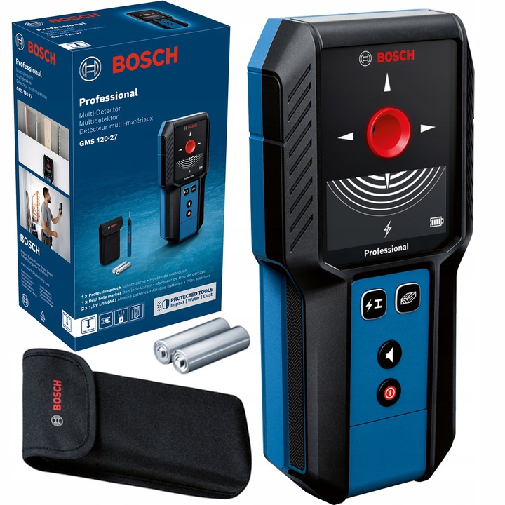 WYKRYWACZ METALI PRZEWODÓW DREWNA BOSCH cyfrowy detektor Bosch GMS