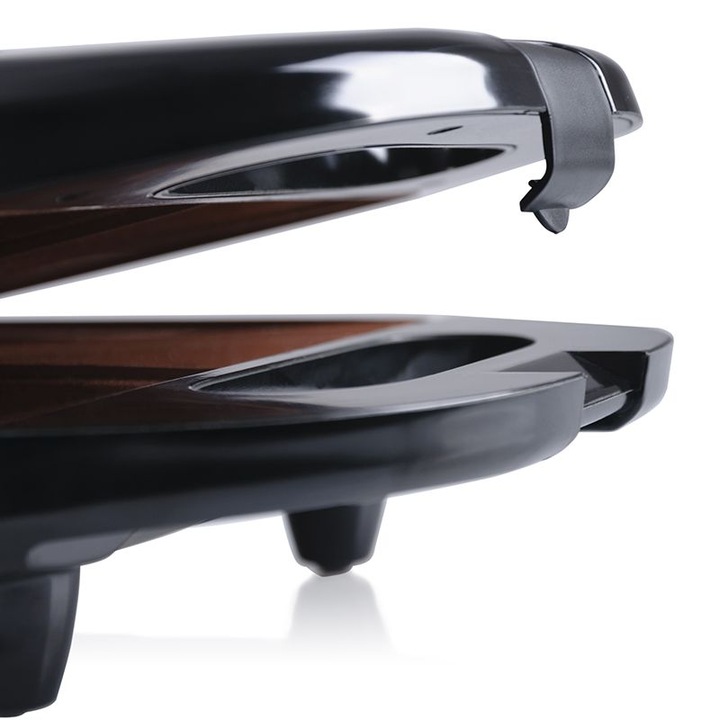 OPIEKACZ CERAMICZNY TOSTER 750W Czarny 2 KANAPKI NIEPRZYWIERAJĄCA