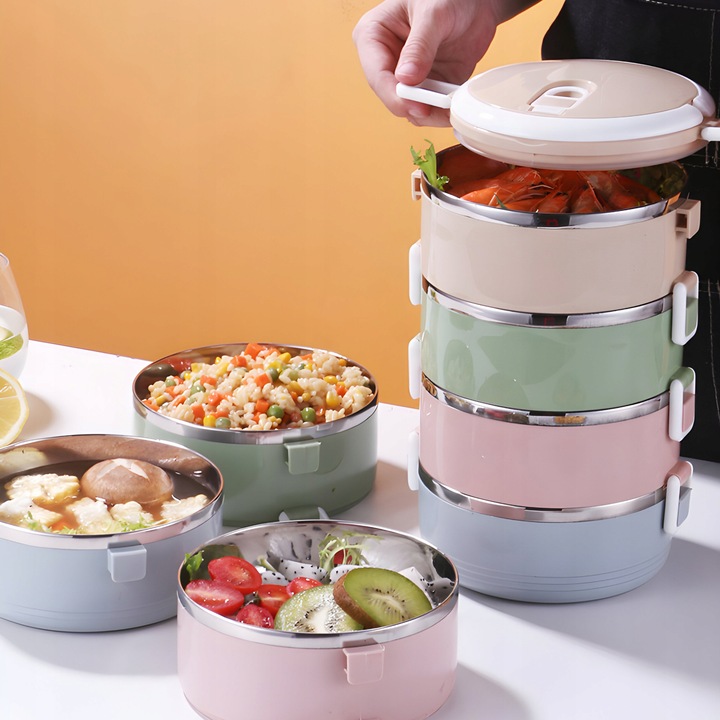 POJEMNIK TERMICZNY NA ŻYWNOŚĆ ZUPĘ OBIADOWY TERMOS STAL NIERDZEWNA 2,8L