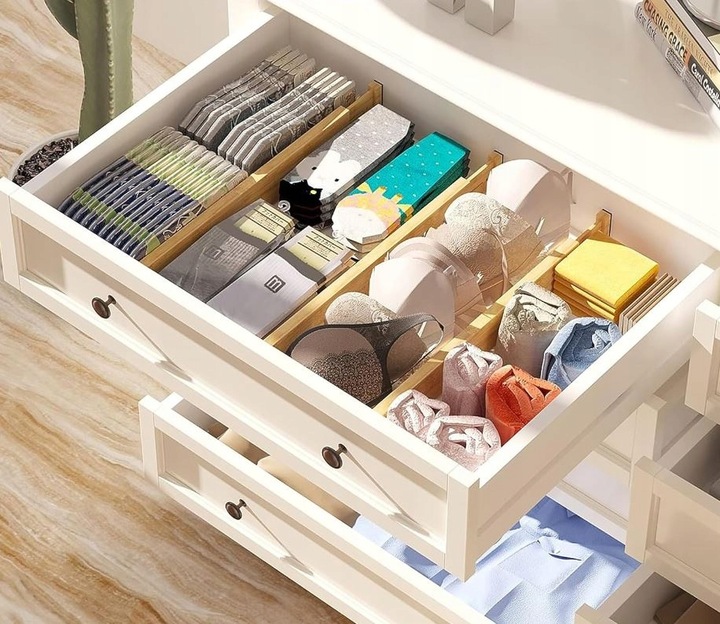 4x ORGANIZER DO SZUFLADY SZUFLAD PRZEGRÓDKA SEPARATOR PRZEGRODY