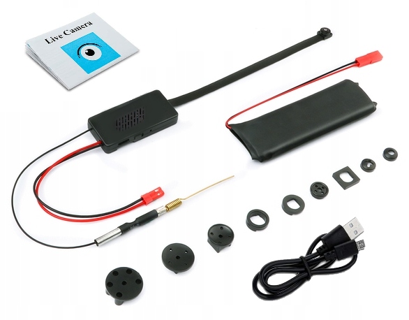 MINI KAMERA SZPIEGOWSKA UKRYTA WIFI DETEKCJA RUCH PODGLĄD ZDALNY NA