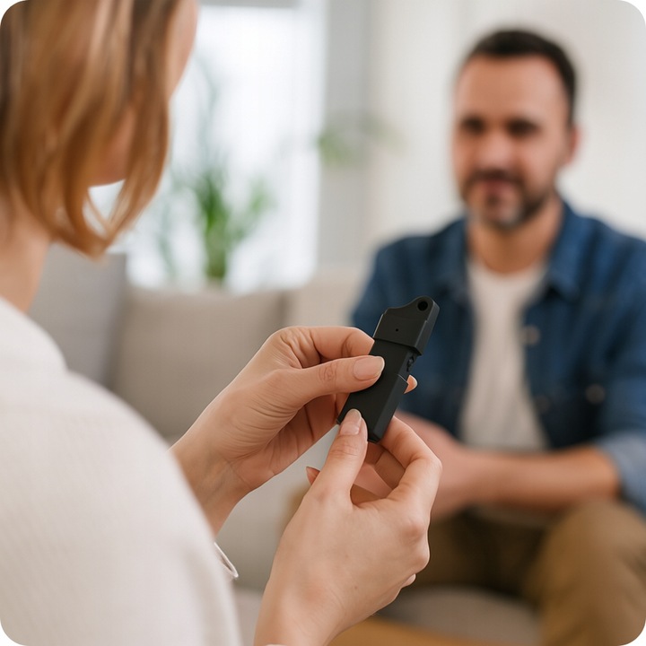 DYKTAFON SZPIEGOWSKI MINI PENDRIVE PODSŁUCH MAŁY BRELOK USB