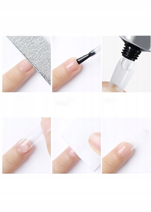 Tipsy Do Przedłużania Paznokci Migdał Almond w kasetce 120 szt.