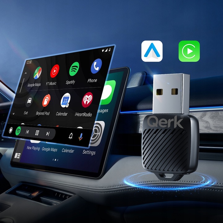Adapter Moduł Carplay Android Auto Bezprzewodowy Wifi 6 Bluetooth 5.4