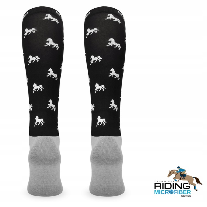 Wygodne skarpetki dziecięce do jazdy konno na lato z mikrofibry od Comodo