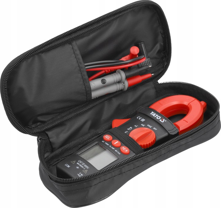 YATO MIERNIK CĘGOWY UNIWERSALNY TRUE RMS 600A A.C. AUTOMATYCZNY ZAKRES