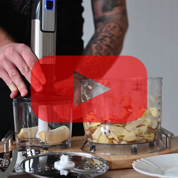 BLENDER RĘCZNY WIELOFUNKCYJNY MIKSER MOCNY TURBO OSTRZA ROZDRABNIACZ