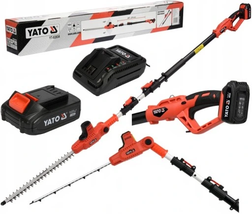 YATO NOŻYCE DO ŻYWOPŁOTU 18V AKUMULATOROWE TELESKOPOWE 1,8-2,8m SEKATOR