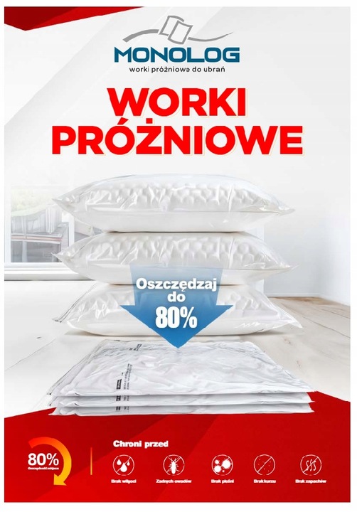 Worki Próżniowe Do Ubrań Na Pościel Koce 15 Szt MOCNE WIELOKROTNEGO