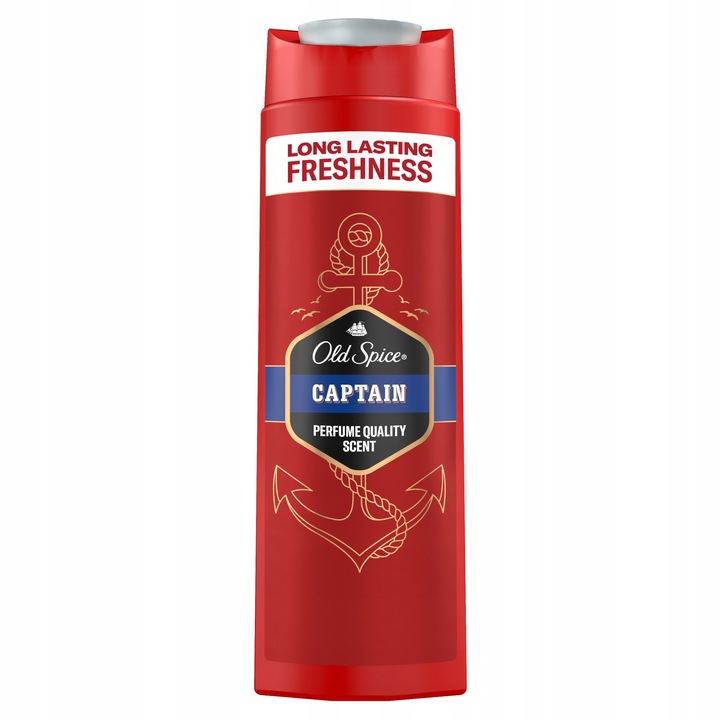 Old Spice Captain Żel męski pod prysznic i szampon 3w1, 6 x 400ml