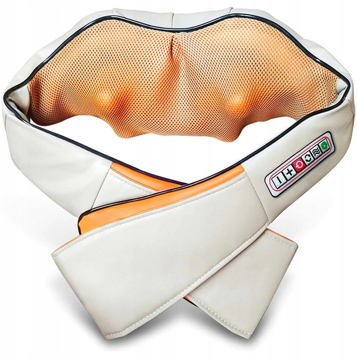 MASAŻER DO SZYI KARKU PLECÓW CIAŁA PODGRZEWANY PAS MASUJĄCY SHIATSU