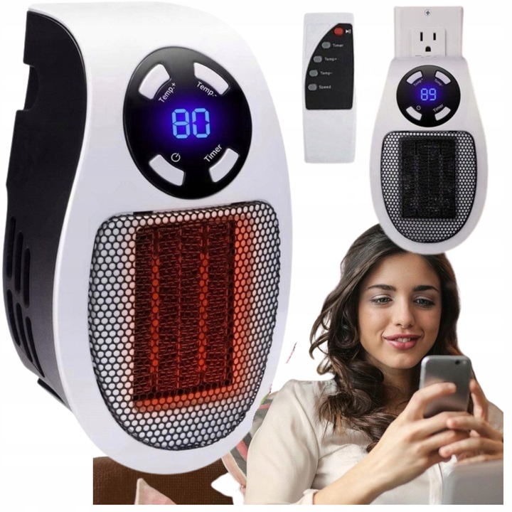 MINI GRZEJNIK ELEKTRYCZNY DO KONTAKTU MOCNY HANDY HEATER FARELKA