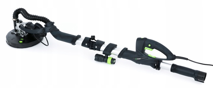 SZLIFIERKA ŻYRAFA DO GIPSU GŁADZI TYNKU LED DWIE GŁOWICE PAPIER 12x