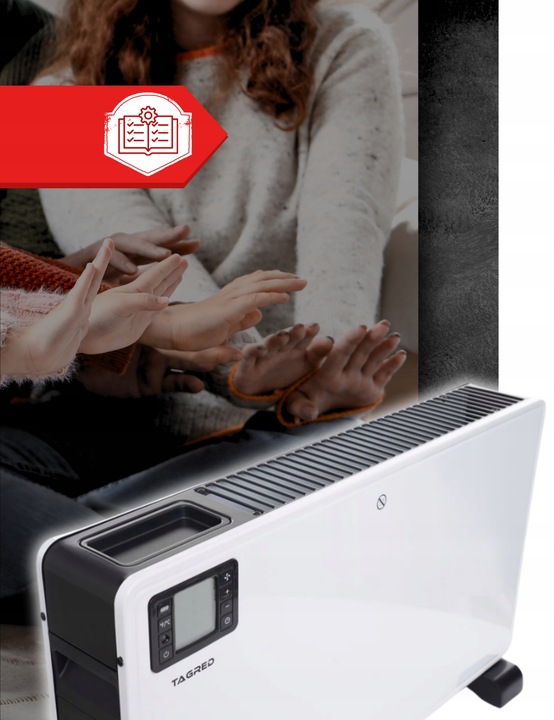 Grzejnik Konwektorowy Turbo Pilot Timer LCD Bardzo Mocny 2300W