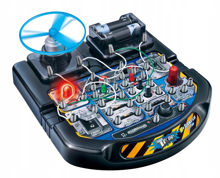 WESOŁE LABORATORIUM ZESTAW EDUKACYJNY ELEKTRYCZNY 8+ TRONEX DUMEL TECH