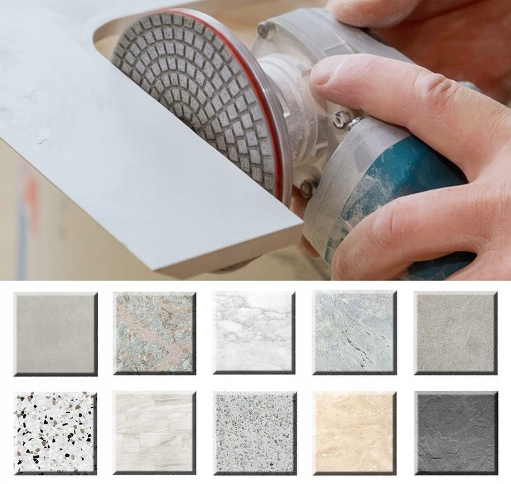 ZESTAW TARCZE DIAMENTOWE DO SZLIFOWANIA POLEROWANIA GRESU SPIEKU