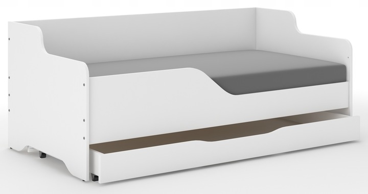 Łóżko dziecięce LILU 160x80 z GRAFIKĄ - Szuflada !