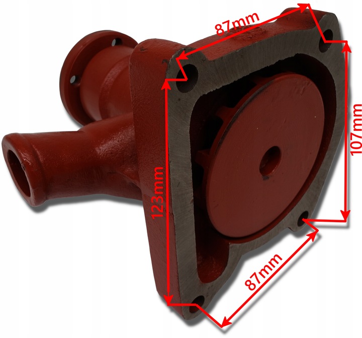 URSUS C-360 C-4011 C-355 POMPA WODY WODNA Z ŻELIWNYM WIRNIKIEM + USZCZELKA