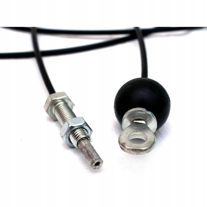 UNIWERSALNA STALOWA LINKA DO ATLASU Z ODBOJNIKIEM 318CM OCZKO-ŚRUBA PVC