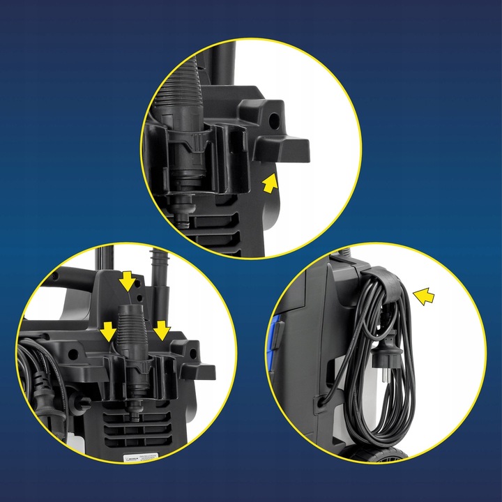 Myjka ciśnieniowa samozasysająca MICHELIN 1600W ALUMINIOWA POMPA 190 ewBAR