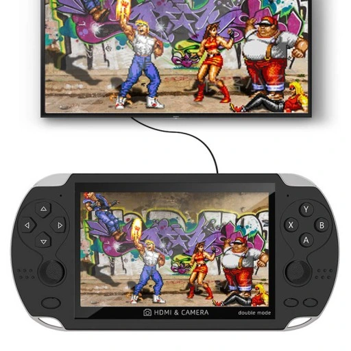 MINI konsola przenośna do gier RETRO x7 POLSKIE MENU 1000 GIER + KABEL