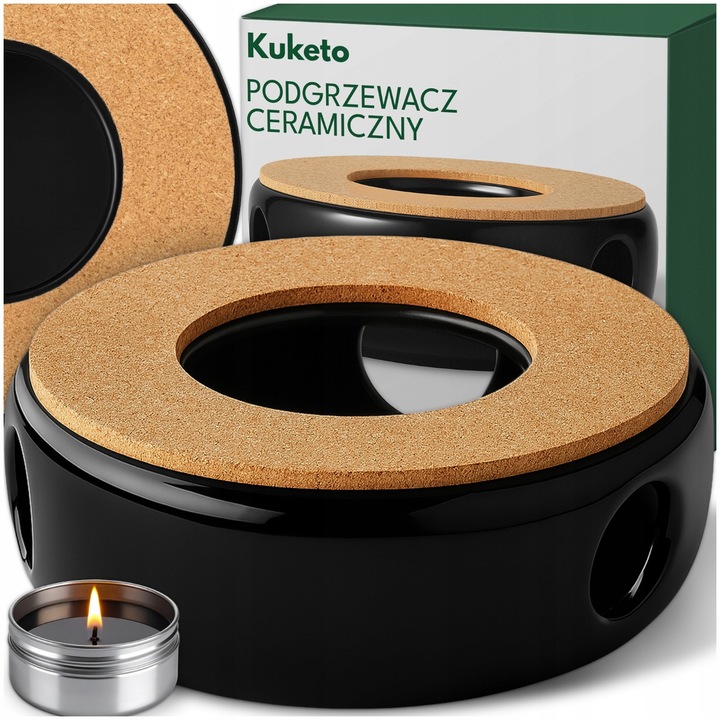 PODGRZEWACZ CERAMICZNY POD DZBANEK ZAPARZACZ CZAJNIK NA ŚWIECZKĘ