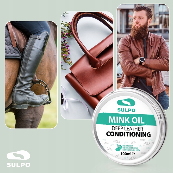 Pasta do butów skórzanych Mink Oil impregnująca olejowa tłuszcz do
